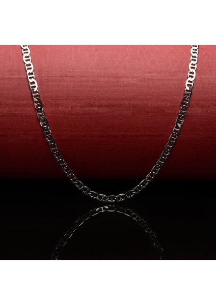 100 Mikron Rodyum Barlı Gümüş Zincir fiyatları