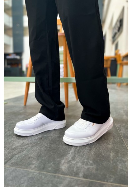 Signature Premium Bağcıklı Erkek Sneaker Beyaz fırsatları
