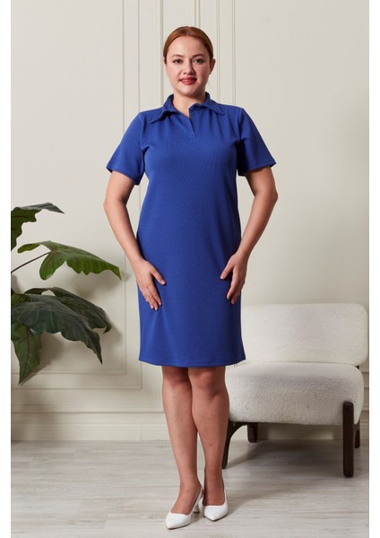 Fitilli Örme Kumaş Kısa Elbise