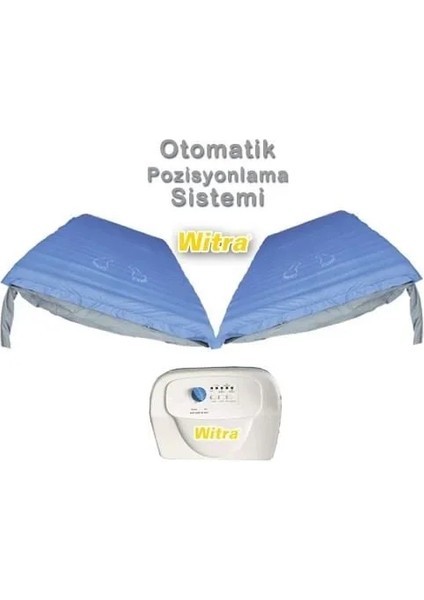 Witra Boru Tipi Pozisyon Veren Havalı Yatak | 30° Sağ-Sol Dönüş ve Bası Yarası Önleyici