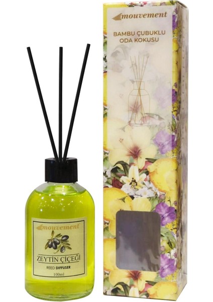 100 ml Zeytin Çiçeği Çubuklu Oda Kokusu – Saf ve Doğal Ferahlık