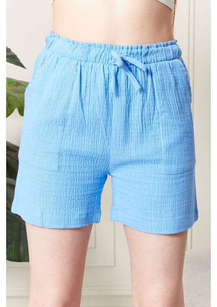 %100 Koton Mollis Kumaş Şort fırsatları