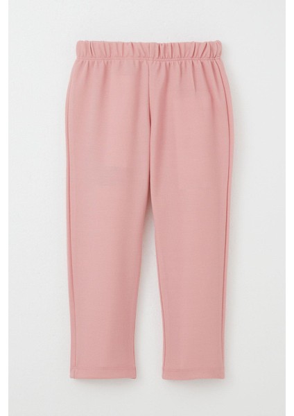 Kız Çocuk Taytlı Takım Çiçek Desenli Fırfırlı Pembe 3-7 Yaş fiyatları