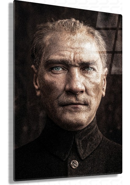 Istiklal – Mustafa Kemal Atatürk – Ata Sözü Cam Tablo