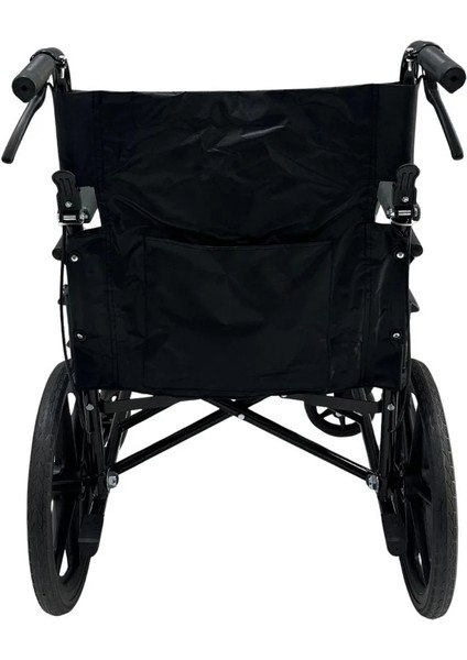 Poylin Refakatçi Tekerlekli Sandalye | Katlanabilir Çelik Gövde, Refakatçi Frenli, Hafif ve Kompakt Yapılı P805 fırsatları