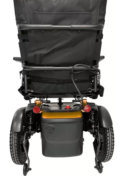 Poylin Akülü Tekerlekli Sandalye Mavi | Manuel Tilt Özellikli, Ayarlanabilir Genişlik, Elektromanyetik Fren P266 fırsatları