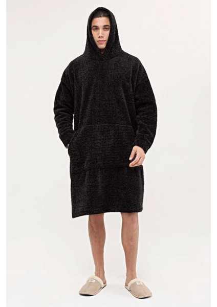 Wellsoft Tek Kişilik Kapüşonlu Giyilebilir Tv Battaniyesi Oversize modelleri