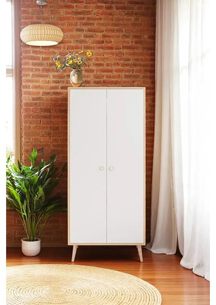 Milano Gardırop | Elbise Dolabı Iki Kapaklı Dolap