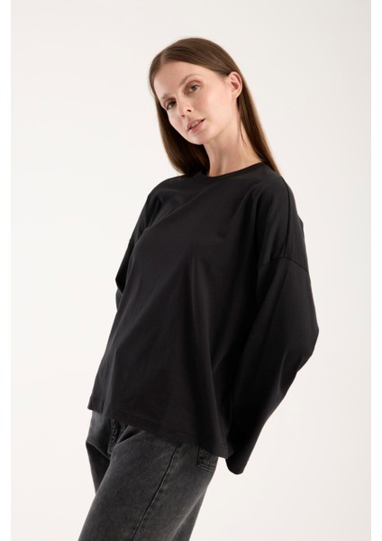 Kadın Oversize %100 Pamuk Triko Bluz – Rahat Kalıp ve Modern Tasarım 3011 fiyatları