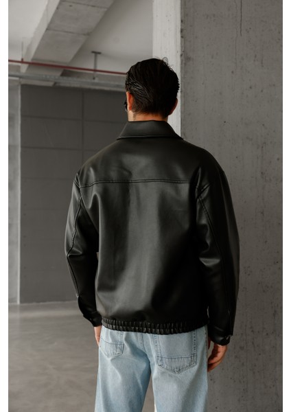 Oversize Unisex Içi Kürklü Deri Ceket fırsatları