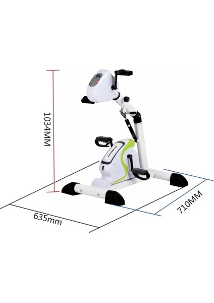 Hem El Hem Ayak Çift Pedallı Elektrikli Egzersiz Bisikleti | Çift Yönlü Rehabilitasyon MAXİ0146 modelleri