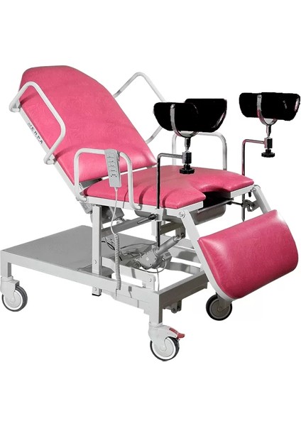 Jinekolojik Muayene Masası | Motorlu Ayarlanabilir Yükseklik, Trendelenburg ve Sırt Açısı, Abs Tekerli E-222