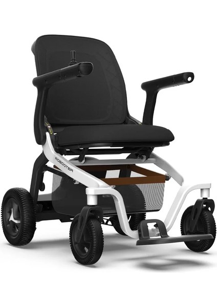Robooter Akülü Tekerlekli Sandalye Gri | Hafif Alüminyum Gövde, Fırçasız Motor ve 25 Km Menzilli Ergonomik Sürüş Desteği E40-20
