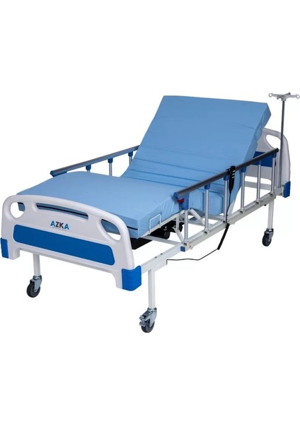 Azka Dual Motorlu Alümi̇nyum Korkuluklu Ekonomi̇k Hasta Karyolası DE03 modelleri
