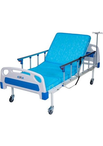 Azka Dual Motorlu Alümi̇nyum Korkuluklu Ekonomi̇k Hasta Karyolası DE03 fırsatları