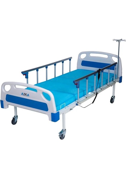 Azka Dual Motorlu Alümi̇nyum Korkuluklu Ekonomi̇k Hasta Karyolası DE03 indirimleri