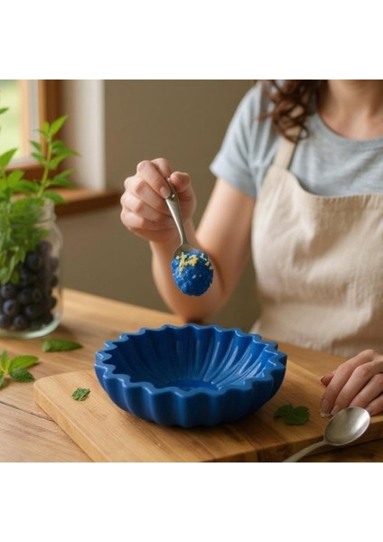 Twist Dekoratif Kase Mavi