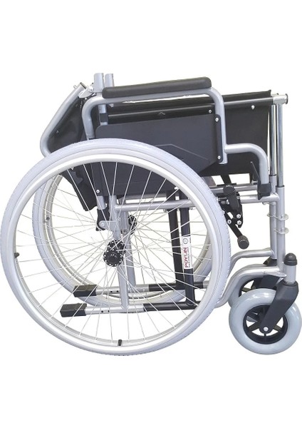 Poylin Manuel Tekerlekli Sandalye | Katlanabilir Sırtlı Çelik Şase, Ayak Kalkar, Bas-Çıkar Tekerlekli, Antibakteriyel Döşemeli P112 indirimleri