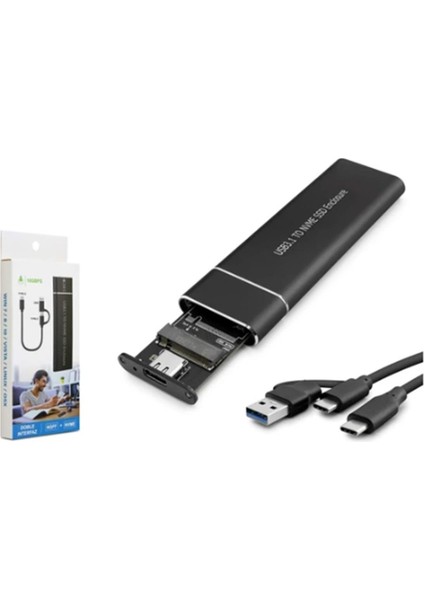 HDX1768 SSD Kutu Type-C3.1 + Usb3.0 Nvme M2