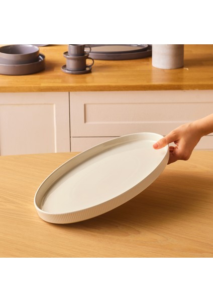 Massimo Kayık Tabak Krem 40 cm fiyatları