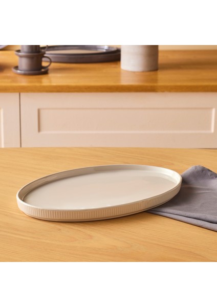 Massimo Kayık Tabak Krem 31 cm