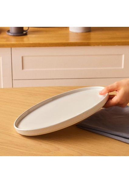 Massimo Kayık Tabak Krem 31 cm modelleri