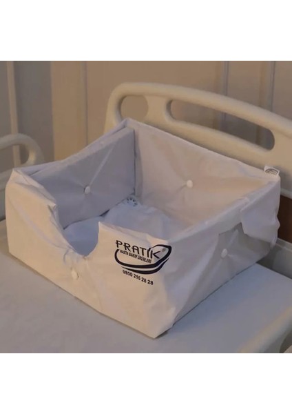 Pratik Baş Yıkama Havuzu | Yatağa Bağımlı Hastalar Için Su Geçirmez ve Baş Destekli modelleri