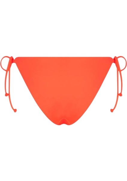 Bağcıklı Brazilian Turuncu Kadın Bikini Alt