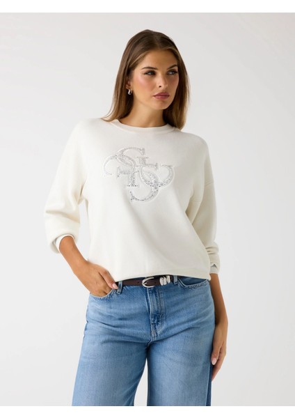 Sylvie Kadın Beyaz Triko W5BR42Z26I2-G012