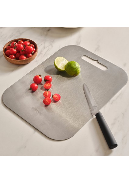 304 Paslanmaz Çelik Kesme Tahtası Inox 26 x 34 cm