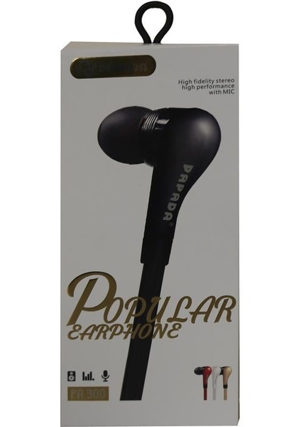 Papada PA900 Siyah Renk Mikrofonlu Kulaklık