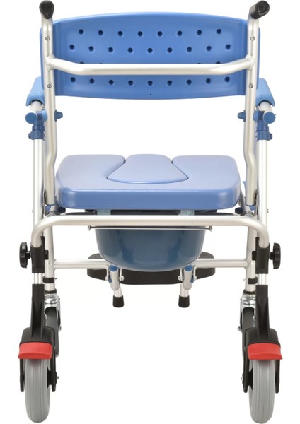 Respirox Banyo Özellikli Seyyar Tuvalet | Katlanabilir Pedallı, Hafif ve Frenli Tasarım Rlts-02 indirimleri