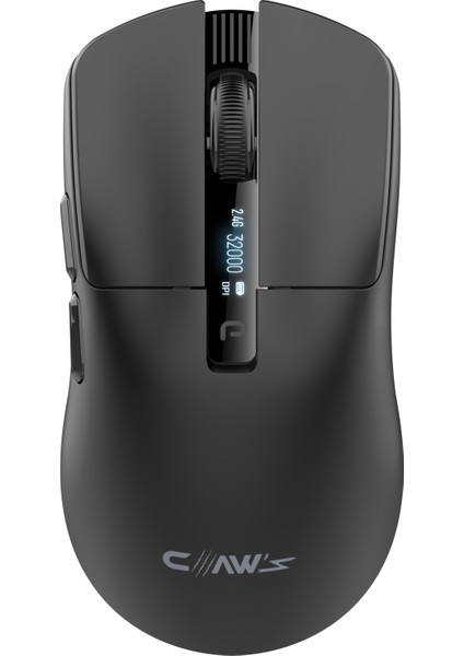 Venator 32000 Dpi Pixart Paw 3335 LCD Ekran - Chromatic Rgb - Makro Yazılım - Kablosuz Gaming Mouse (2.4ghz + Bt + Type-C)