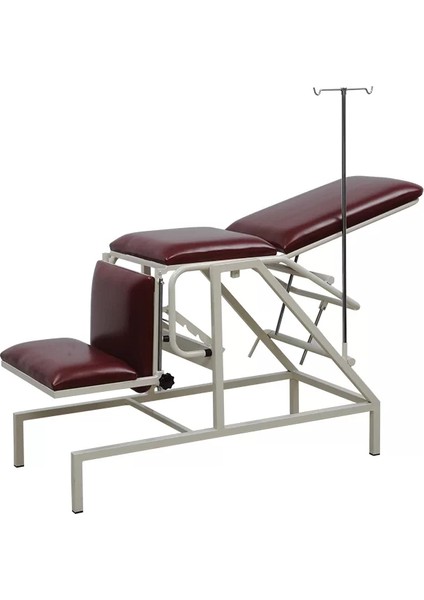 Proktoloji Muayene Masası | Mekanik Ayarlı, Serum Askılı, Antibakteriyel Döşemeli E-225