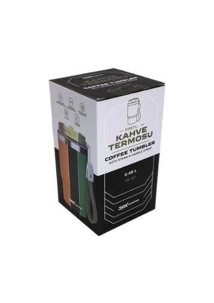 Camping 0194 Pipetli Kahve Termosu 0.48 Lt - Yeşil fırsatları
