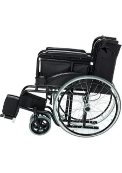 Çelik Şase Manuel Tekerlekli Sandalye | Iç-Dış Mekan Uygun, Korozyona Dayanıklı fiyatları