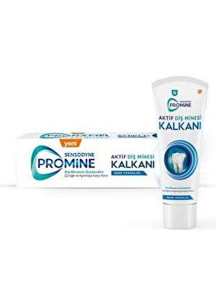 Promine Aktif Diş Minesi Kalkanı 75 ml Naneli Güçlendirici Ferahlatıcı Formül