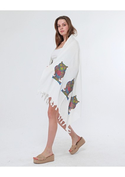 Desenli Havlu Peştemal, Plaj Havlusu, Banyo Havlusu