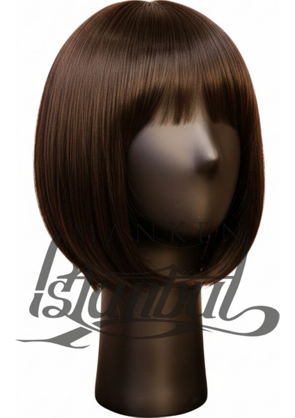 Siyah Renk Polyester Kafa Mankeni Aksesuar Mankeni Şapka Mankeni Peruk Mankeni