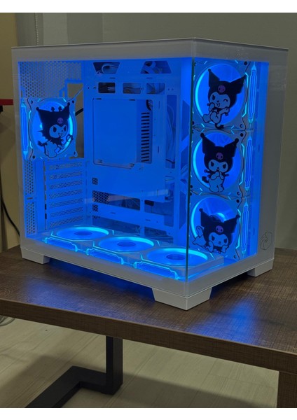 Gametech Kuromi Karakterli 7 Argb Fanlı Akvaryum Kasa Beyaz indirimleri