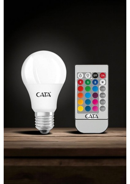 CT-4058 Uzaktan Kumandalı Rgb LED Ampul E27 (5 Adet)