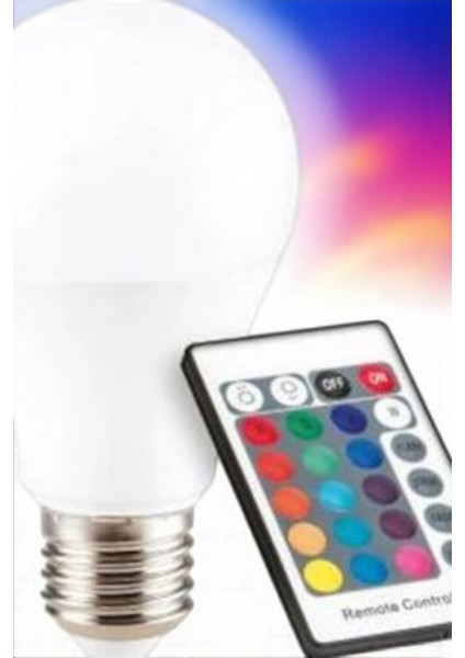 CT-4058 Uzaktan Kumandalı Rgb LED Ampul E27 (5 Adet) modelleri
