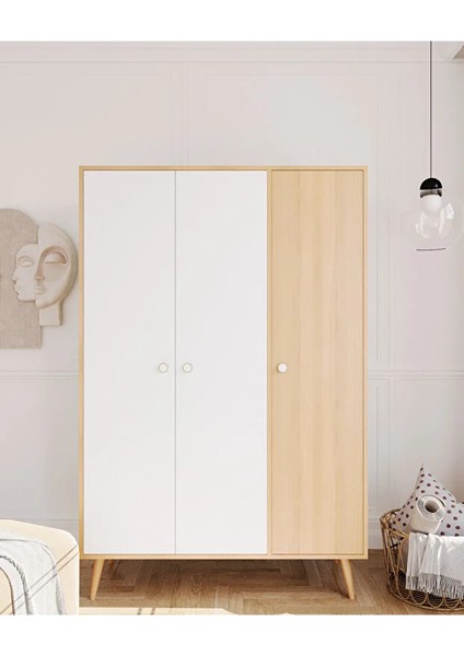 Milano Gardırop | Elbise Dolabı Üç Kapaklı Dolap fırsatları