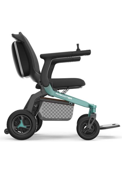Robooter Akülü Tekerlekli Sandalye Yeşil | Hafif Alüminyum Gövde, Fırçasız Motor ve 25 Km Menzilli Ergonomik Sürüş Desteği E40-20 fırsatları