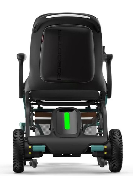 Robooter Akülü Tekerlekli Sandalye Yeşil | Hafif Alüminyum Gövde, Fırçasız Motor ve 25 Km Menzilli Ergonomik Sürüş Desteği E40-20 indirimleri