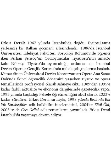 Kötü Ölü - Erkut Deral - Ötüken Neşriyat fırsatları
