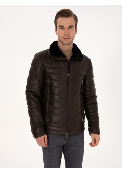 Erkek Kahverengi %100 Deri Mont 50314566-VR029 modelleri