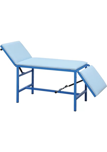 Muayene Masası | Gazlı Pistonlu Baş ve Ayak Hareketli, Antibakteriyel Döşemeli, Sabit Ayaklı E-203