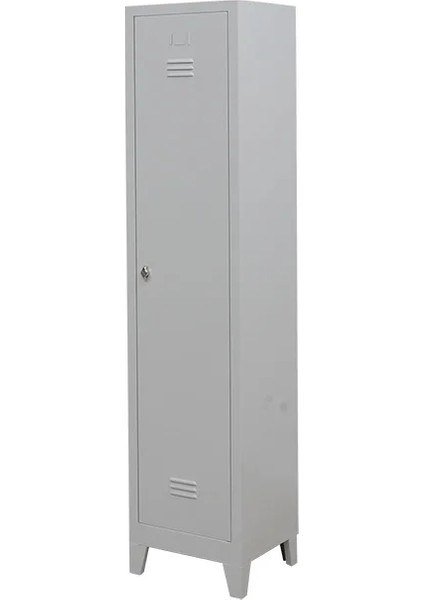Tek Kapılı Metal Soyunma Dolabı Güvenli ve Pratik Depolama Çözümü E-108