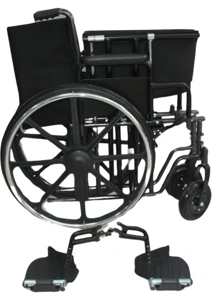 Poylin Xxl Bariatrik Tekerlekli Sandalye | Katlanabilir Çift Pistonlu Şase, 250 kg Taşıma Kapasiteli, Antibakteriyel Döşemeli P114-XXL